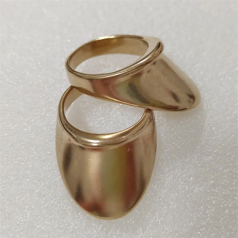 Xuan groove slope copper finger wrench archery slope type finger guard, Mongolian traditional bow comfortable hook finger wrench