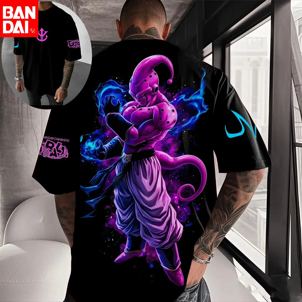 

2026 Dragon Ball Son Goku Harajuku Men Summer T-shirt Anime Oversized Vintage Street Women Casual Loose Tee Short Sleeve Unisex