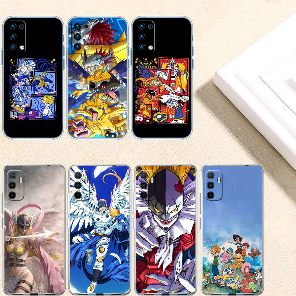 AR28 D-Digimons Funda transparente para teléfono LG K22 K30 K40 K40S K41 K42 K50 K50S K51 K51S K52 K61 K62 K71 K92 Q60 Q61 V40 V50 V60