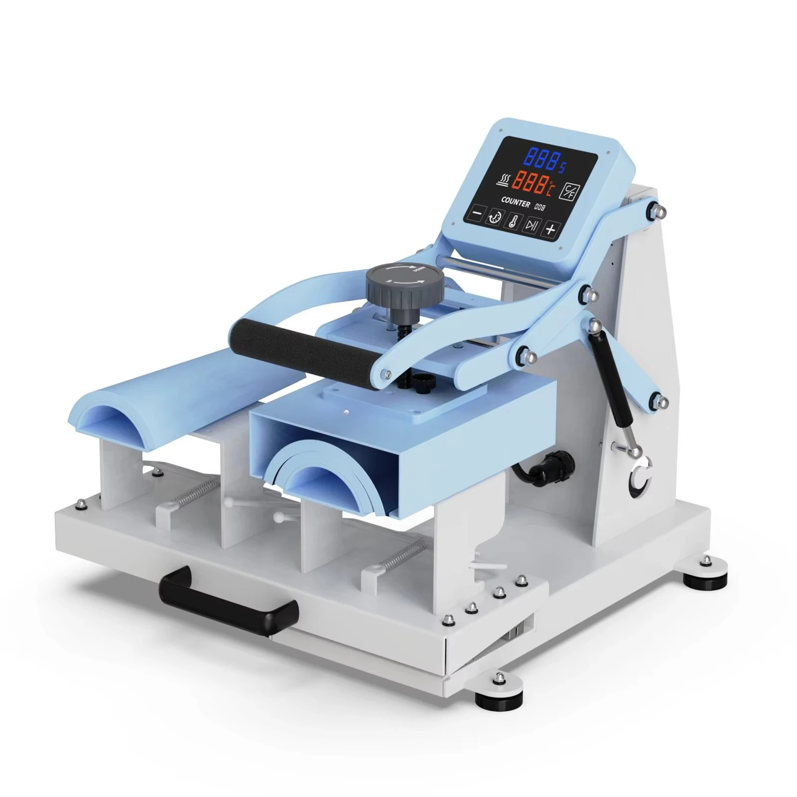 Shin Guard Transfer Printing Sublimation Machine Double Station Shin Guard Heat Press