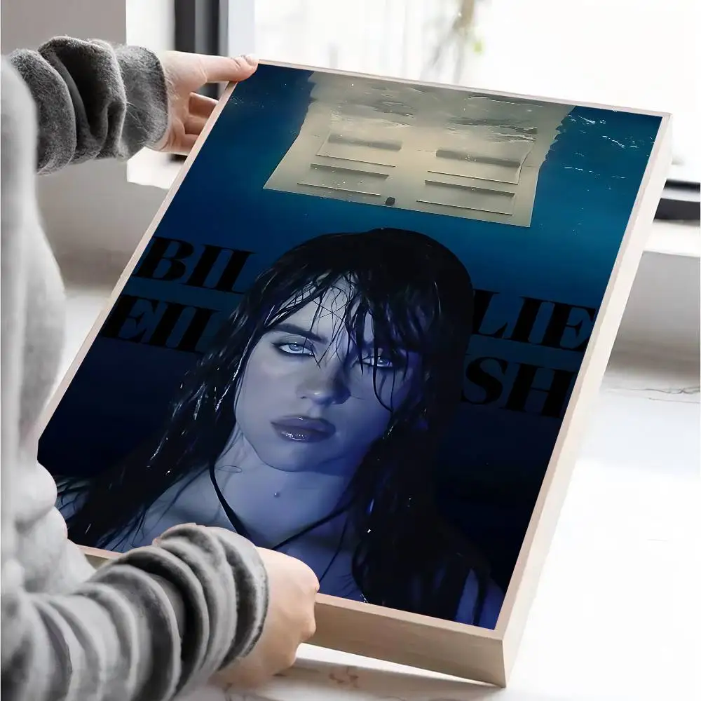 ضربني الصلب والناعم B- BillieS أنيمي الملصقات لزجة الديكور اللوحة جدار الفن ورق الكرافت الأبيض جدار ديكور