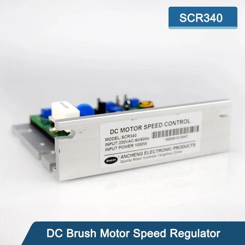 

Household Control Board. DC Brush Motor SCR340 KBIC 230VAC 6A High Power Lathe Speed Regulator Controller