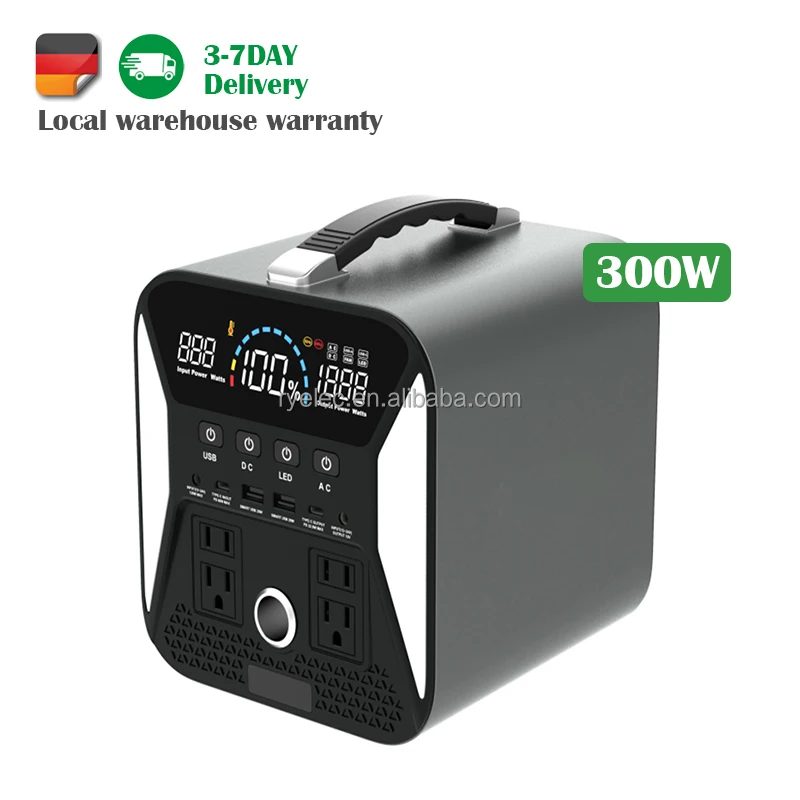 Portable Power Station Energy Storage Battery Solar Generator Europe Lithium Battery Outdoor Free Shipping 500W 135200mah MPPT