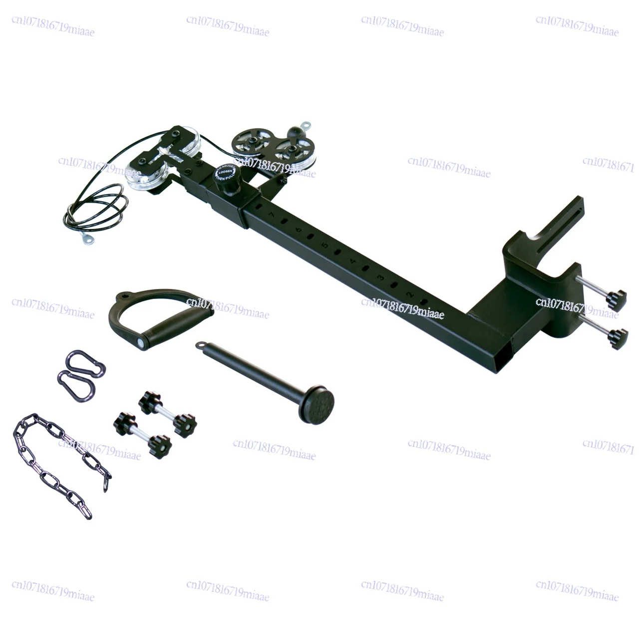 

Carbon steel version high-level pulley, removable, portable small gantry