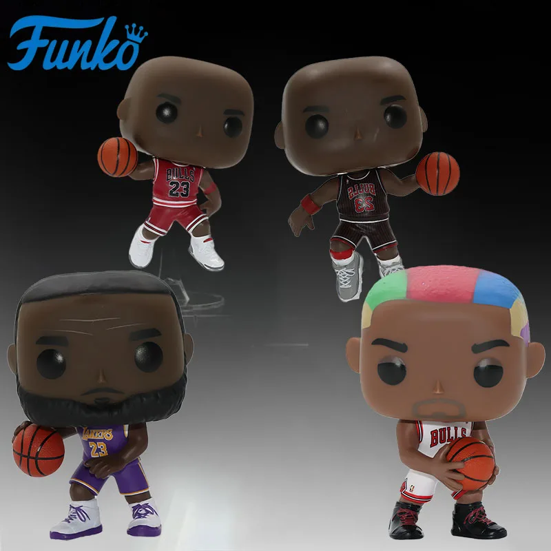 FUNKO Original NBA MICHAEL JORDAN & DENNIS RODMAN & MICHAEL JORDAN Anime Action Figures Toys for Boys Christmas Gift Collectible - view 2