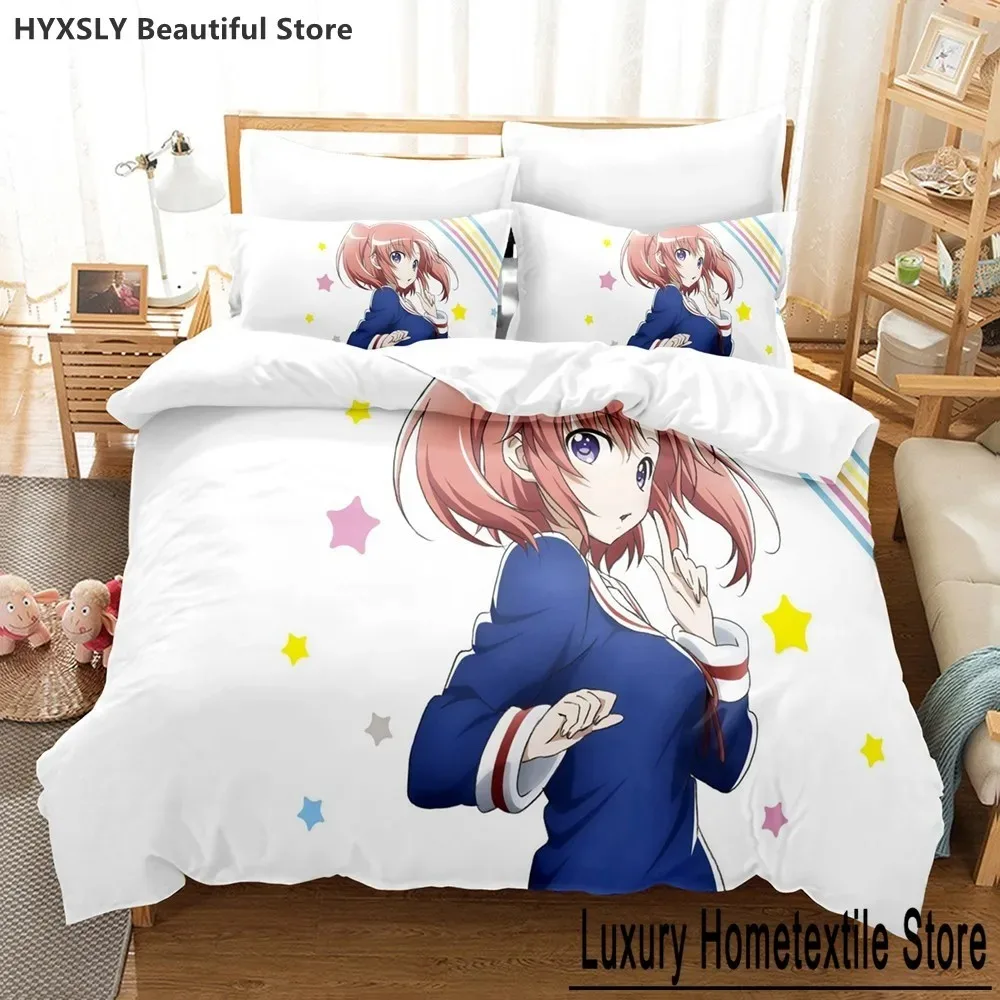 Engaged to the Unidentified Anime Bedding Set Pillowcases Single Full Queen King For Girl Kids Anime 3D Bedding Set Duvet Covers