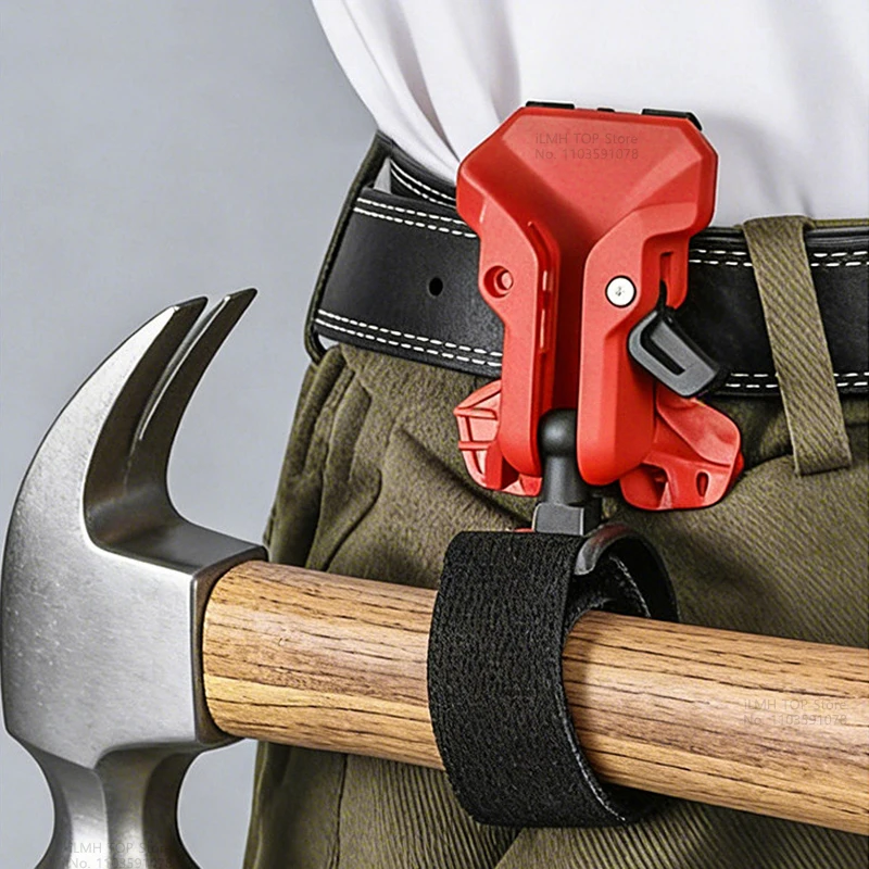 1Pc/2Pcs Self-locking Drill Holder Belt Clip Quick Release High-hardness Quick-hook Tool Holder Portable Tool Organizer
