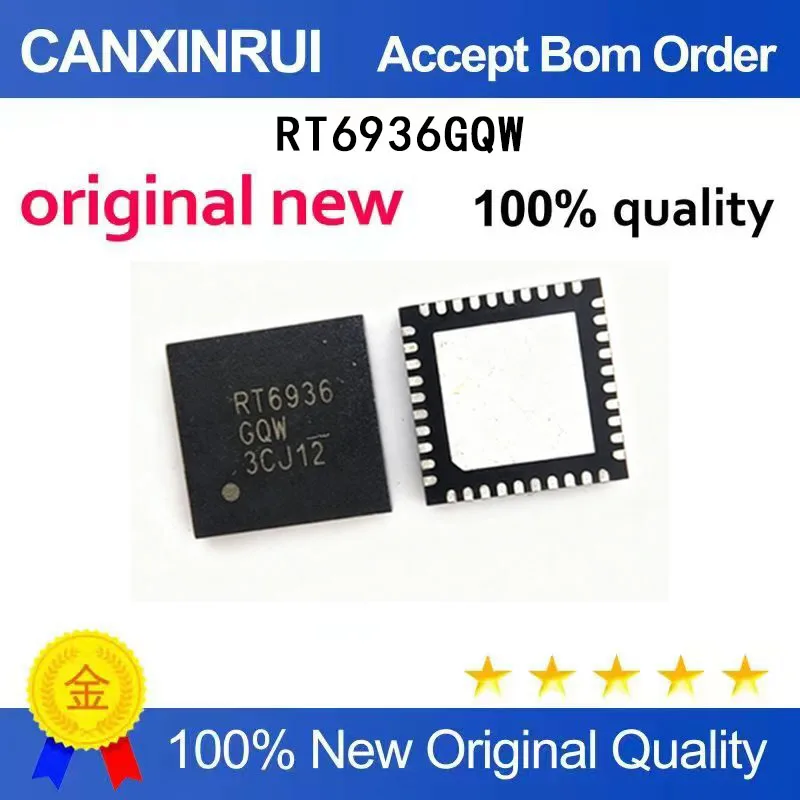 

(5-100 Pieces) Brand new original RT6936GQW RT6936 QFN spot chip IC