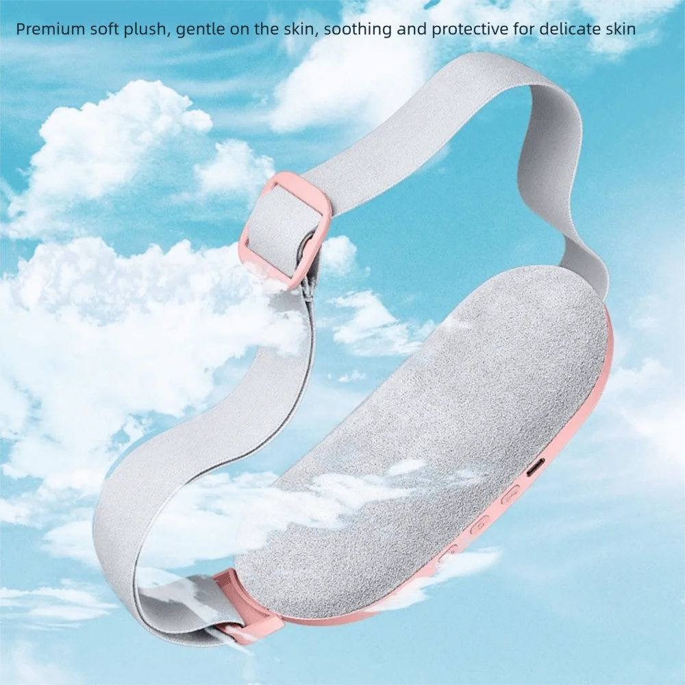 3 مستوى درجة الحرارة الذكية لوحة التدفئة الحيض شاشة LED التدفئة السريعة تهتز مدلك البطن هادئة مريحة #4