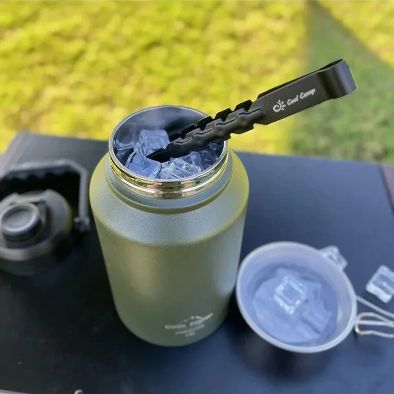 

Portable Cooler Ice Bucket Outdoor Camping Double-Layer Insulated Cup 3.8L Portable Water Kettle Refrigerator