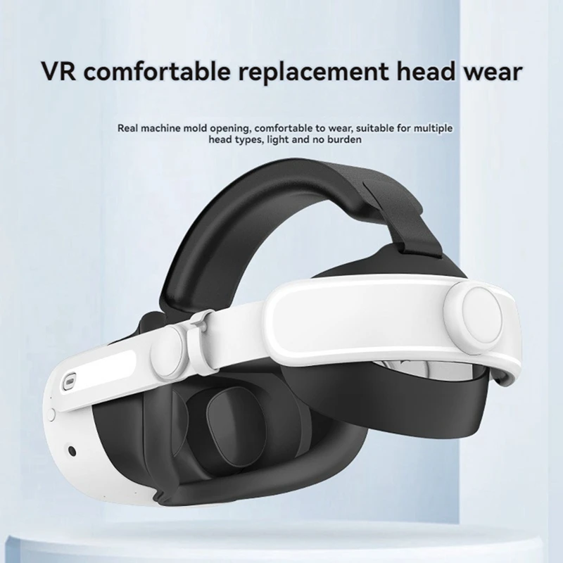 Tali kepala dapat diganti untuk Meta Quest 3S Headset VR meningkatkan kenyamanan tali kepala dapat disesuaikan untuk Meta Quest 3S Aksesori