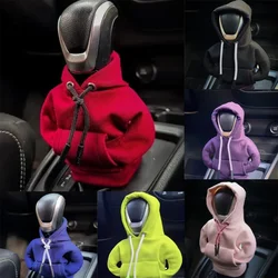 Auto Gear Shift Hoodie Cover Shift Cover Gear Handle Decoration Fits Manual Automatic Universal Car Shift Lever Interior Decor