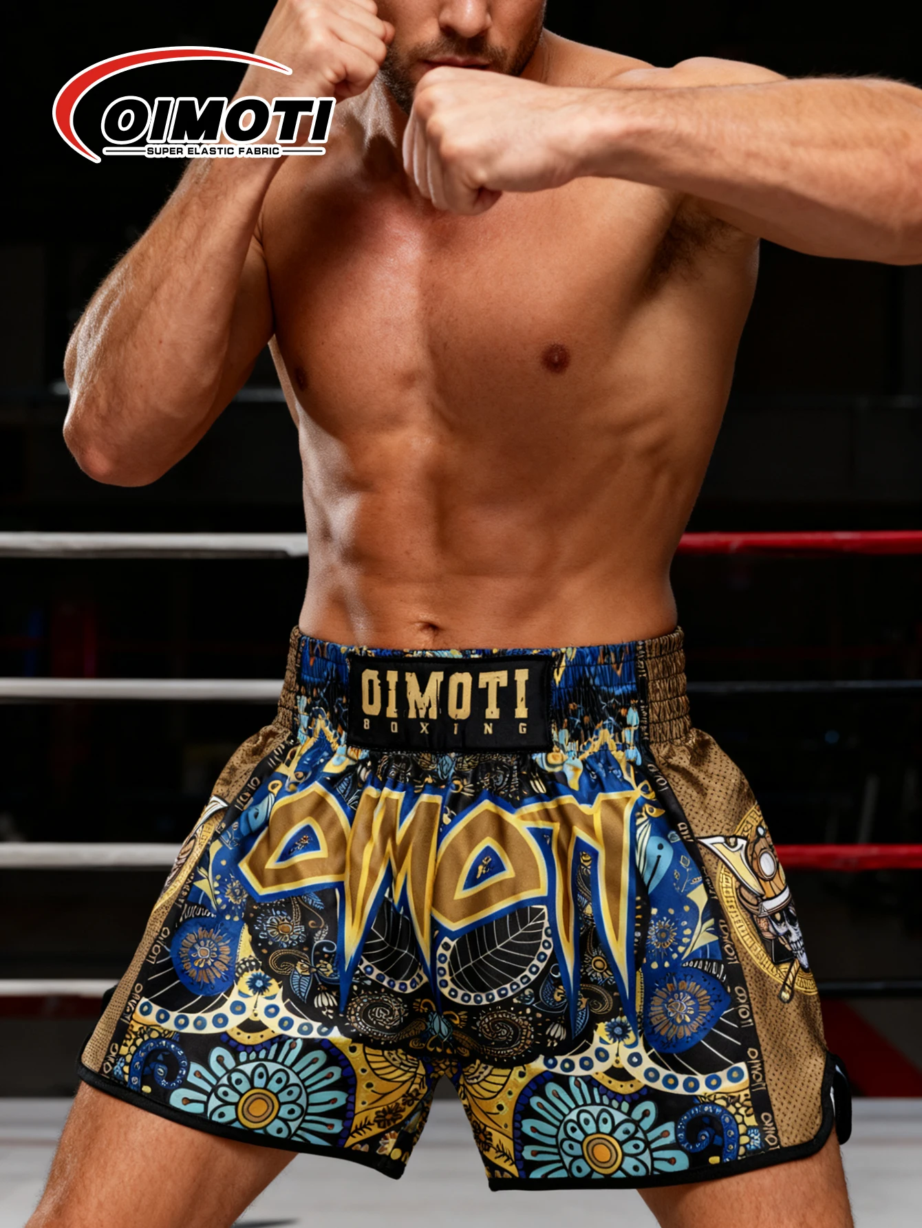 شورت رياضي مرن سريع الجفاف من ONE للياقة البدنية للرجال، سروال تدريب للمصارعة غير رسمي للفنون القتالية