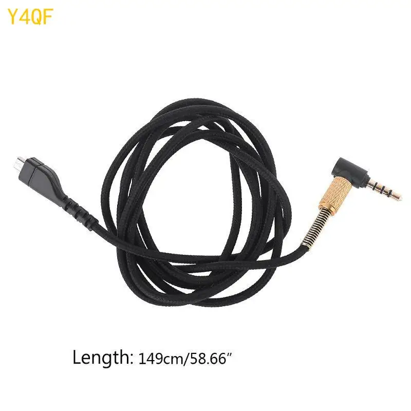 Y4QF Gaming Cable Cord Extension 1.5m headphone panjang untuk Arctis 3 5 7 9X