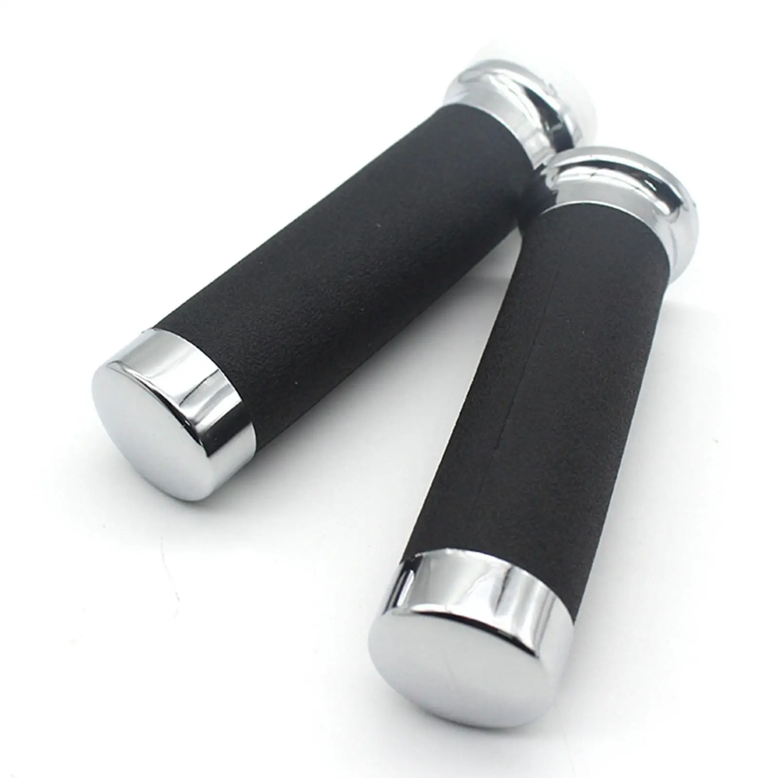 Motorcycle Grips Anti-slip Rubber Handlebar Hand Grip Bar End Weatherproof for Honda Shadow VT600 VT750