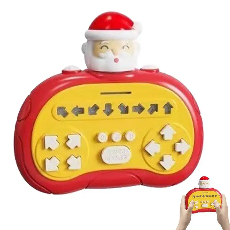 

Pop Fidget Toys Handheld Game For Teens Santa Claus/Halloween Pumpkin Puzzle Pop Light Up Game Handheld Pop Light Up Fidget Game