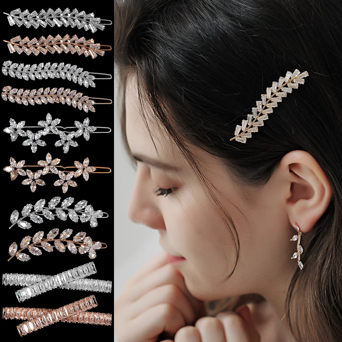 Zircon Hairpins Wom… - image