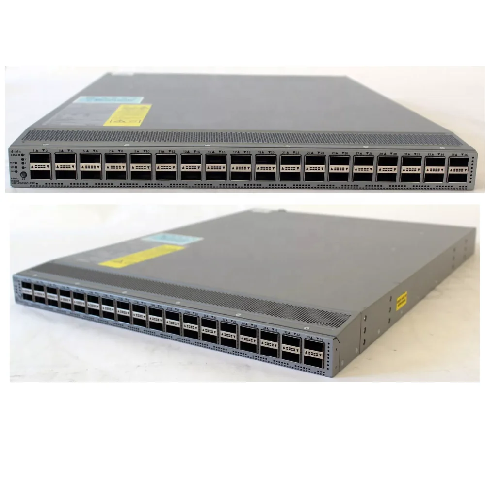 Nexus 9K-C9336C-FX2 36-port 40G/100G QSFP28 Switch with PoE Stackable SNMP QoS Ethernet Communication