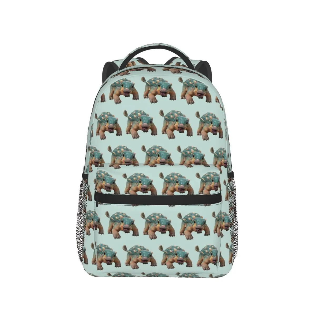 Bumpy Ankylosaurus Magniventris Rucksack, heißer Verkauf, Tagesrucksack, große Kapazität, Kinder-Büchertasche, Schultasche, Umhängetaschen für Männer und Frauen