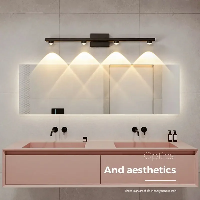 Led Wall Lamp Bathroom Mirror Vanity Light For Bedroom Bedside Living Room AC85 - 265V Indoor Modern Sconces Fixtures Black Gold