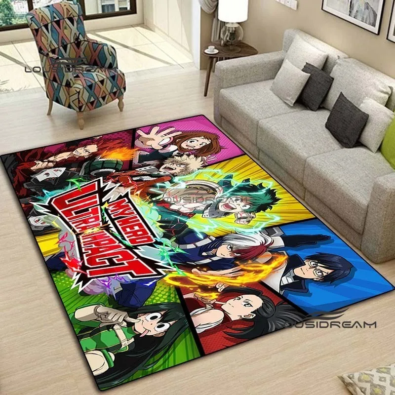 

My Hero Academia Anime Carpet and rug Fashion Home Cartoon Decorate rug living room bedroom Area Carpet study Porch bedside mat