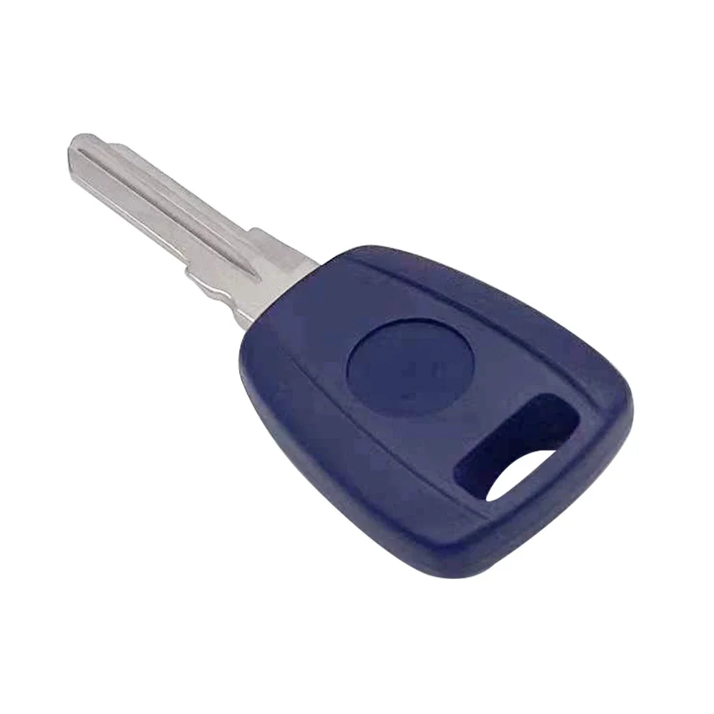 XNRKEY Transponder Blank Key Shell for Fiat 500 Ducato Replacement Key Case with SIP22/GT15R Uncut Blade with ID48/T5 Chip