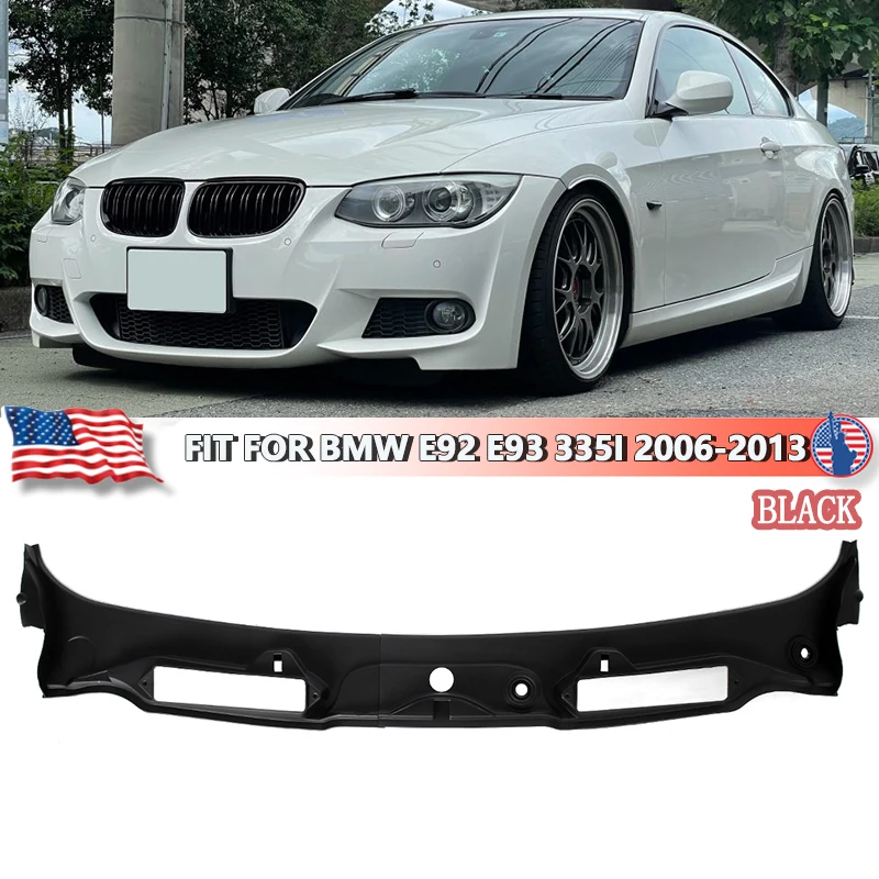 

For BMW M3 E92 E93 2006-2013 Car Windshield Wiper Vent Cowl Grille Panel 51717161033 Windshield Cowl Cover Parts LHD Magickit