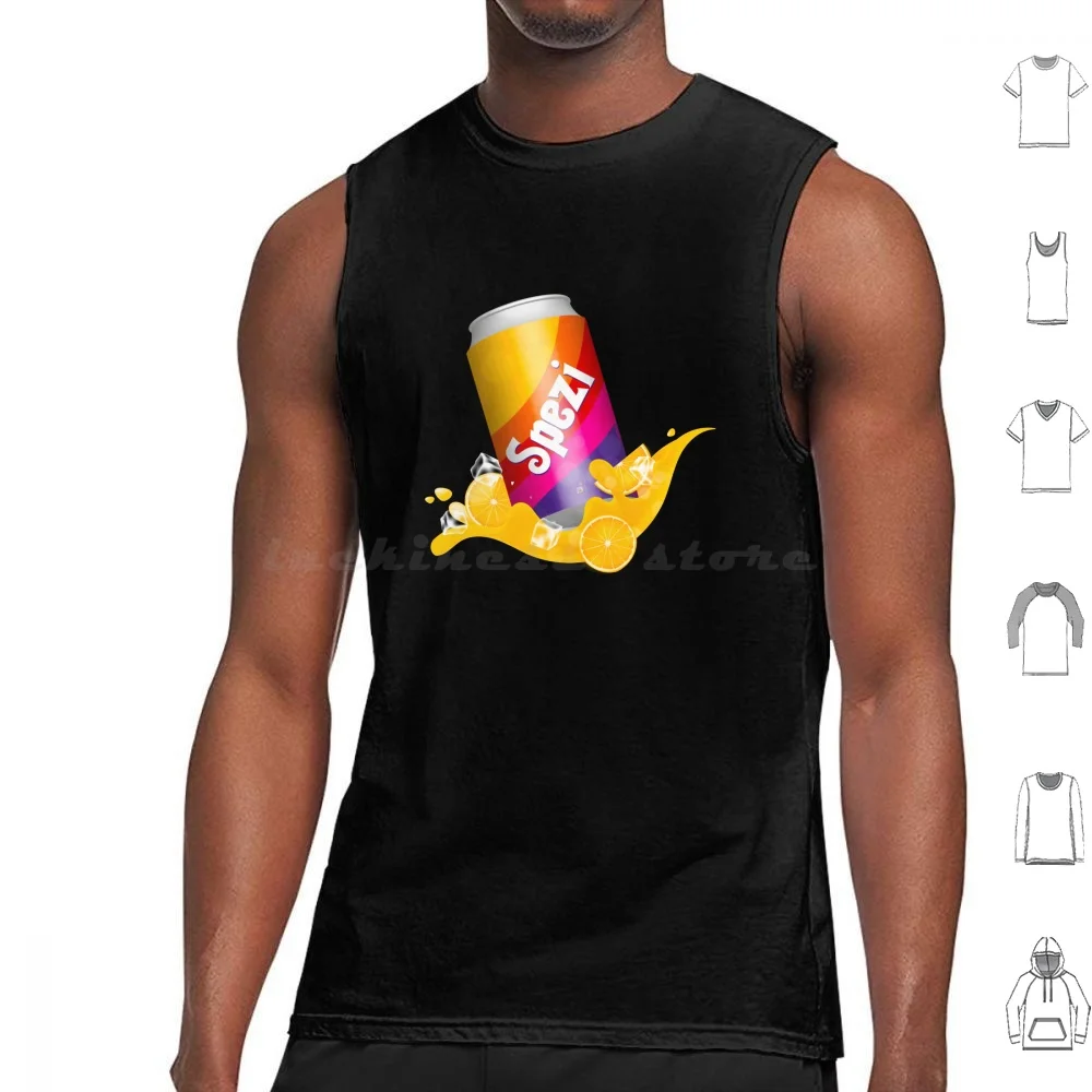 Paulaner Spezi Tank Tops Print Cotton Germany Juice