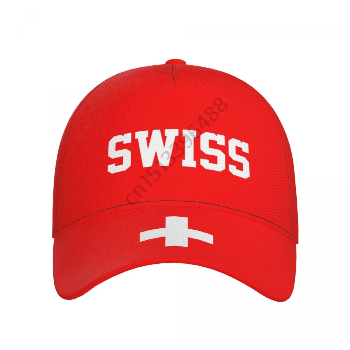 Switzerland Country Flag Soccer Hats Sun Baseball Cap Breathable Adjustable Men Women Outdoor Fishing Hat