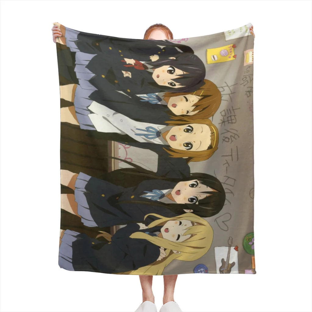 

K-On! blankets Warm Flange blankets Soft and comfortable blanket picnic blanket