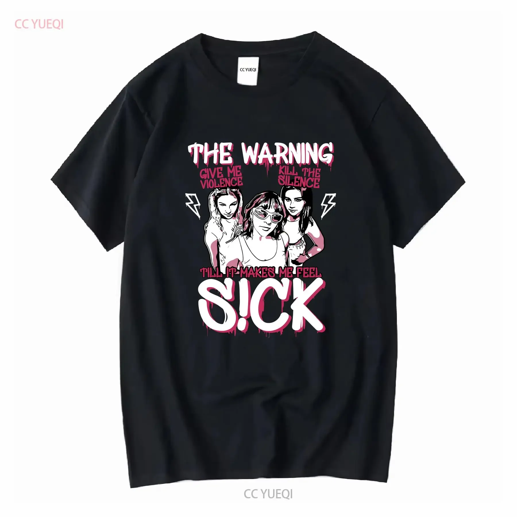 The Warning Band Till It Make Me Feel Sick T Shirt All Size S 5XL QX0265 long or short sleeves vintage Washed