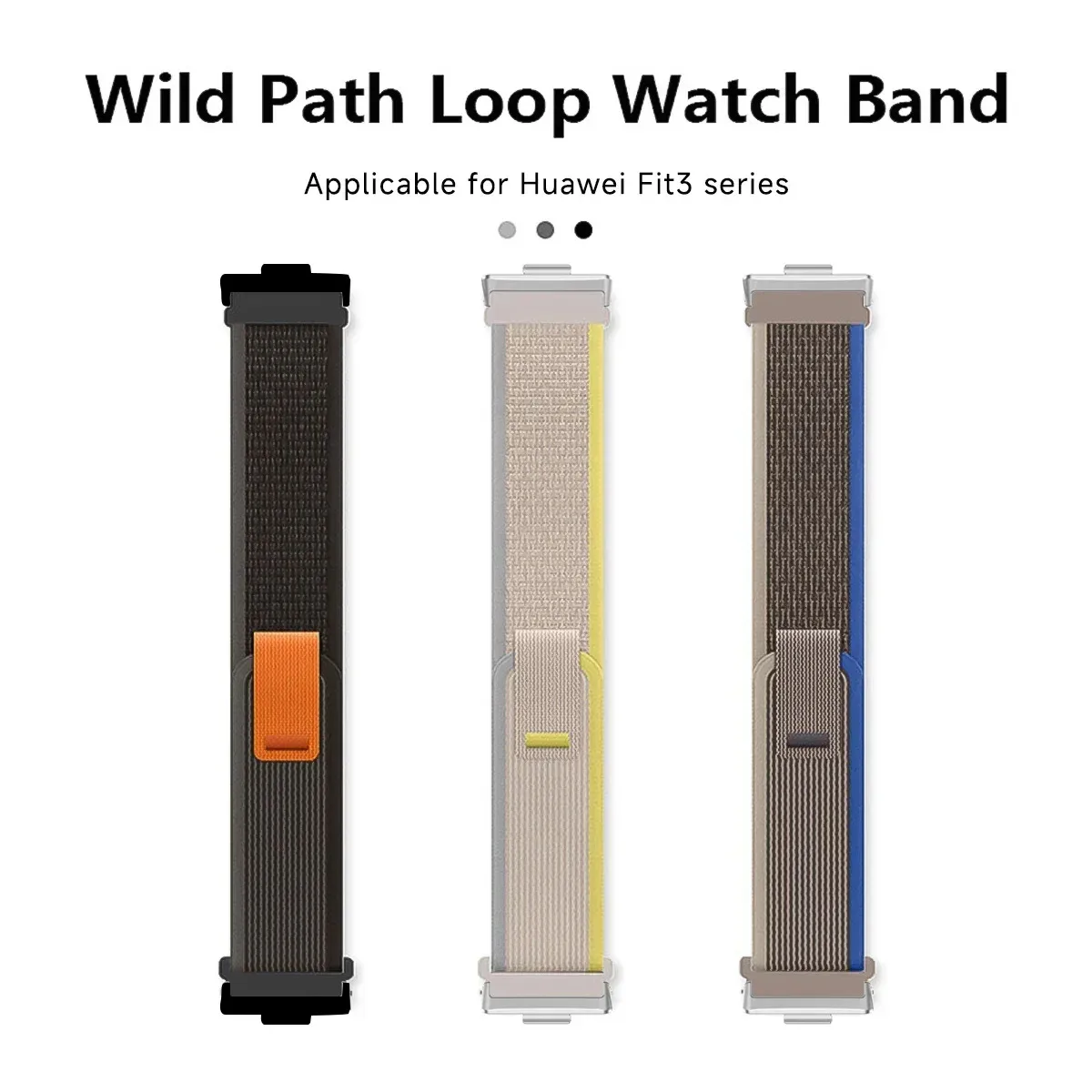 Trail Loop Band For Huawei Watch Fit 3 4 Strap Nylon Bracelet Sport Watchband For Huawei Watch Fit3 4 Smartwatch Elastic Correas image 4