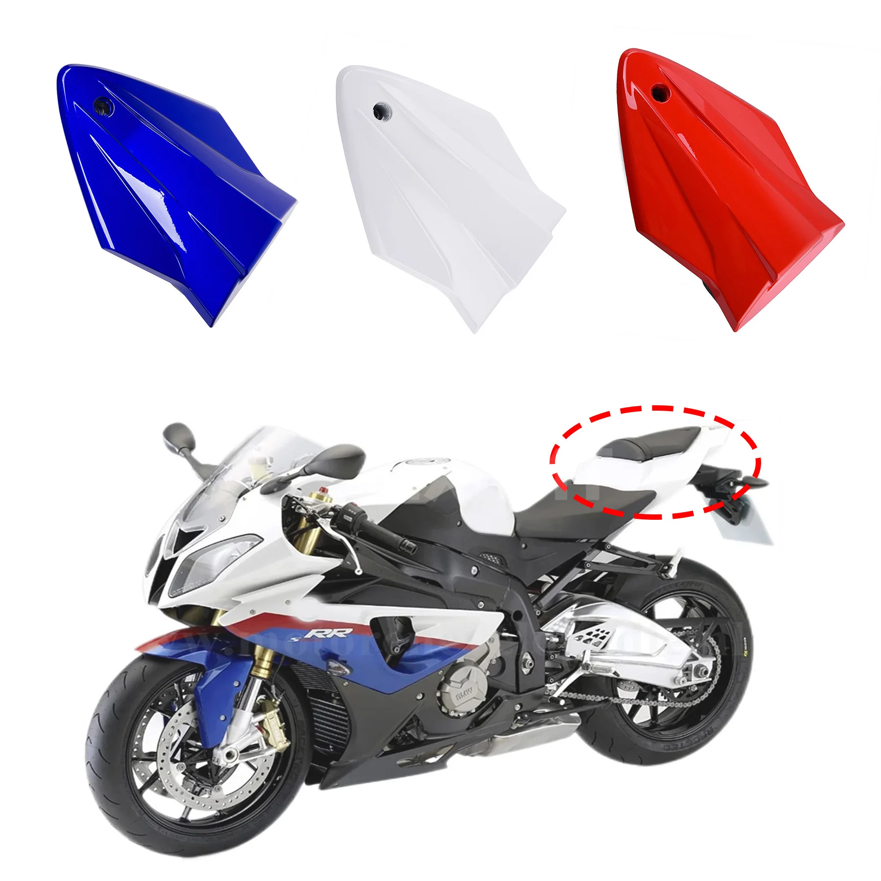 

Motorcycle Rear Seat Cover Tail Section Motorbike Fairing Cowl For BMW S1000RR HP4 S1000 RR S1000R 2014 2015 2016 2017 2018 2019