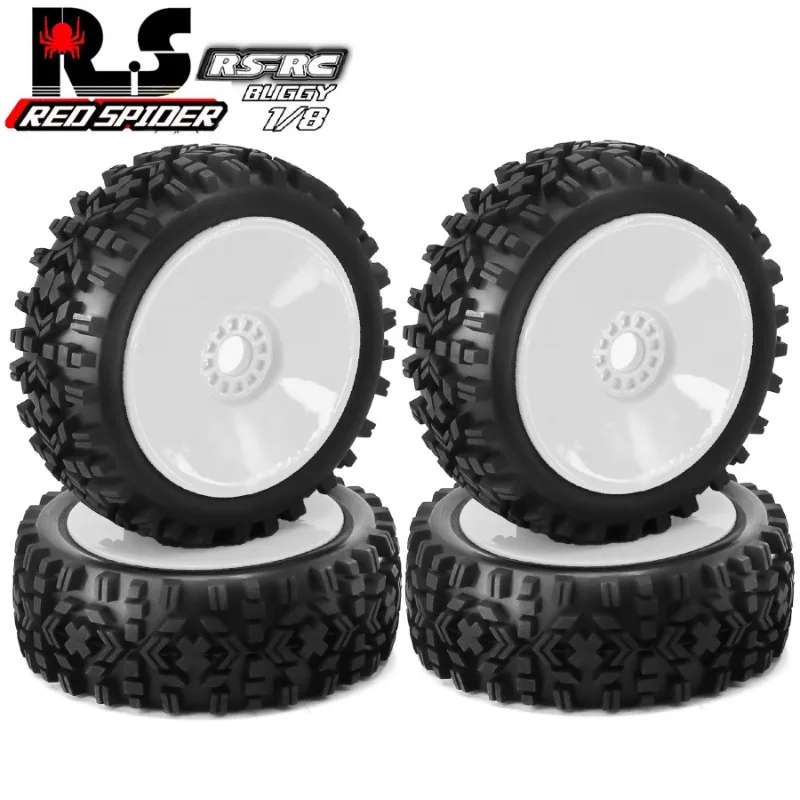 1/8 Off Road Buggy Wheel Tires 17mm Hex for RC Car ARRMA Typhon Traxxas Talion Team Trxs Redcat Losi Kyosho HPI WR8 HSP