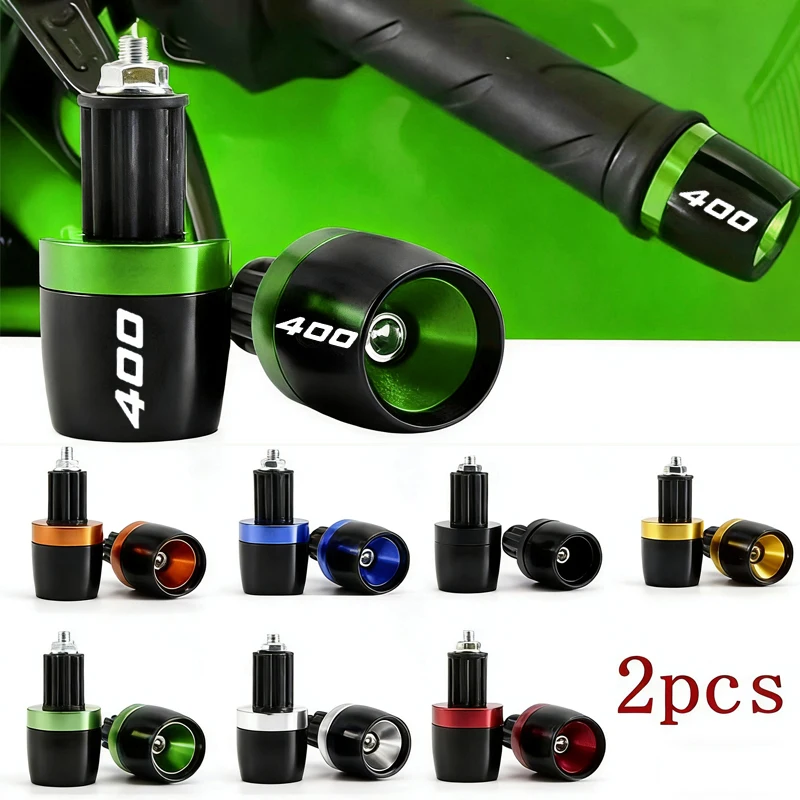 For Kawasaki NINJA400 ninja 400 Z400 Z400   Motorcycle modified  Handlebar Grips Ends Handle Bar Cap End Plug Accessories