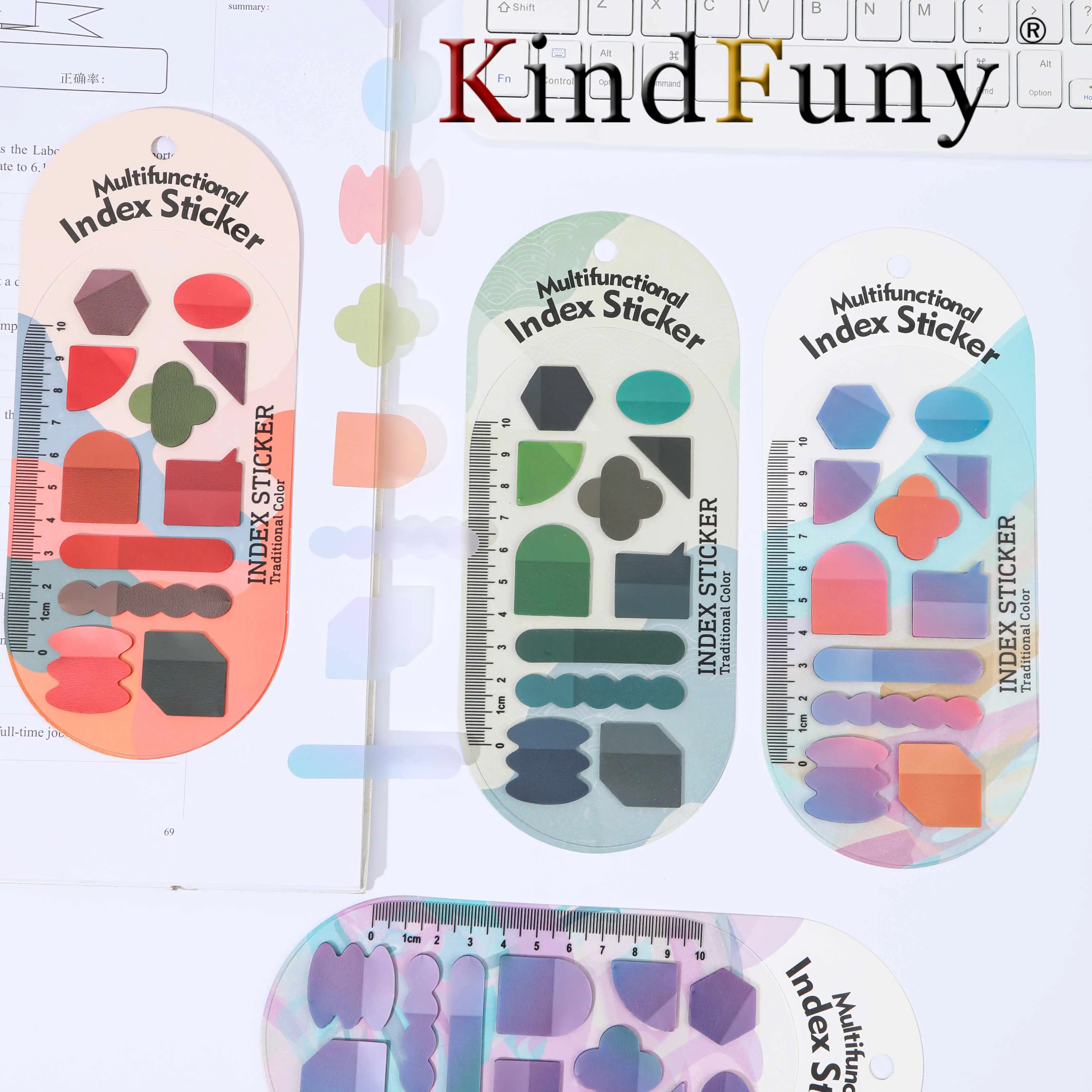 Sticky Index Labels 220 Sheets Stationery Color Sticky Writable Repositionable Index Tabs Flags for Pages Markers Reading Notes