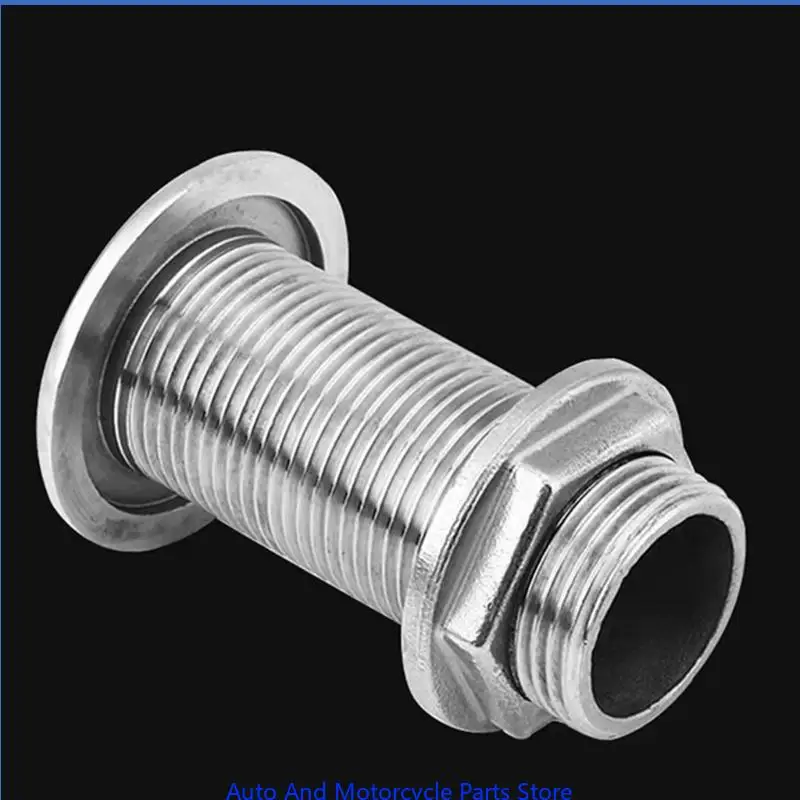 

P9FD Stainless Bilge Pump Straight Thru-Hull Fitting Yacht Water Outlet Port Boat Marine Drain Vent 1 3/4 3/8 1/2Inch