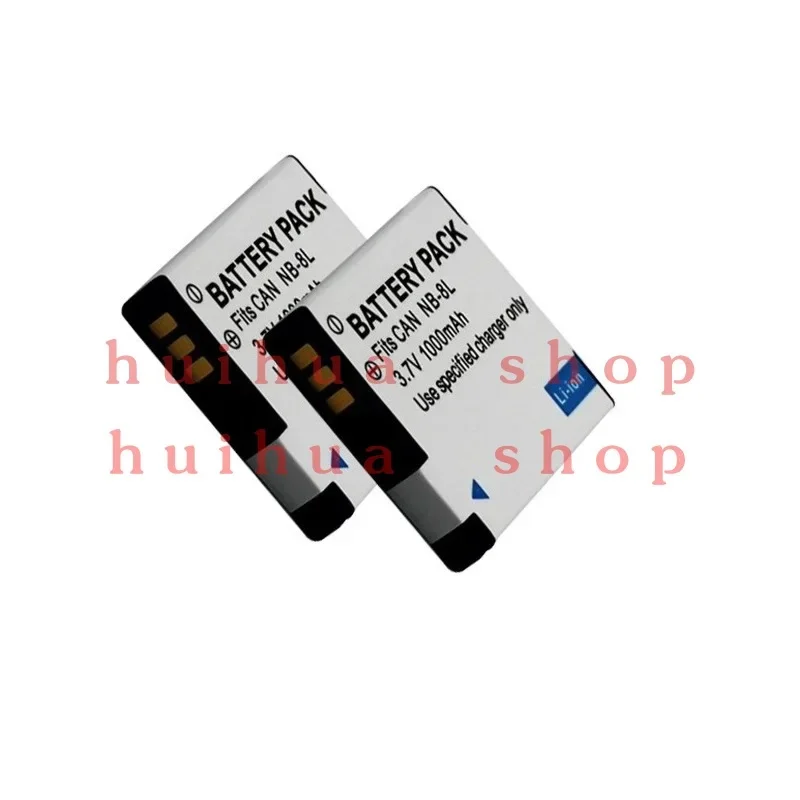 3.7V 1000mAh NB-8L NB 8L NB8L Li-ion Digital Camera Battery + Charger For Canon PowerShot A3300 A3200 A3100 A3000 A2200 A1200