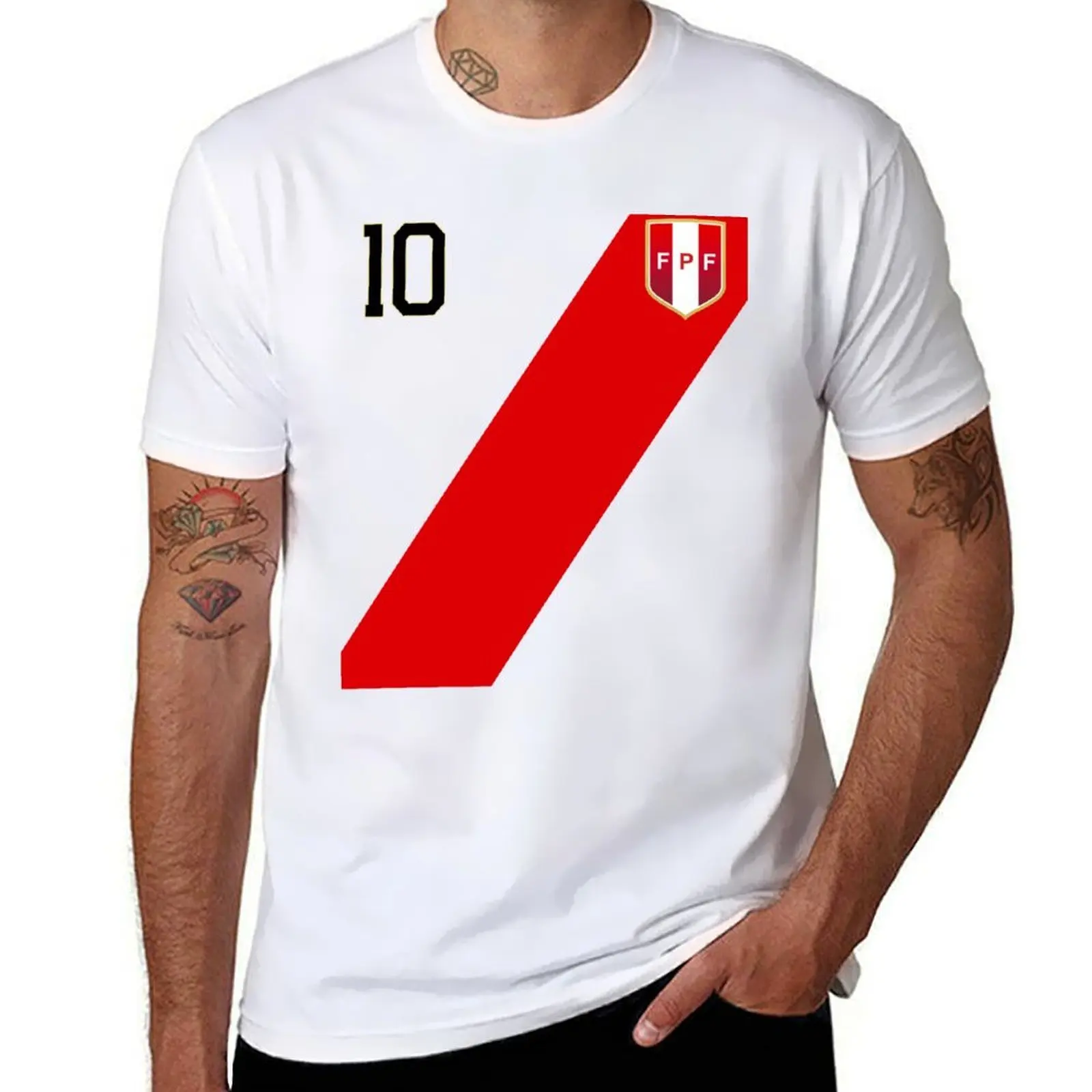 

Peru Jersey Retro Style T-Shirt t shirts for man slim fit man t shirts for men T-Shirt