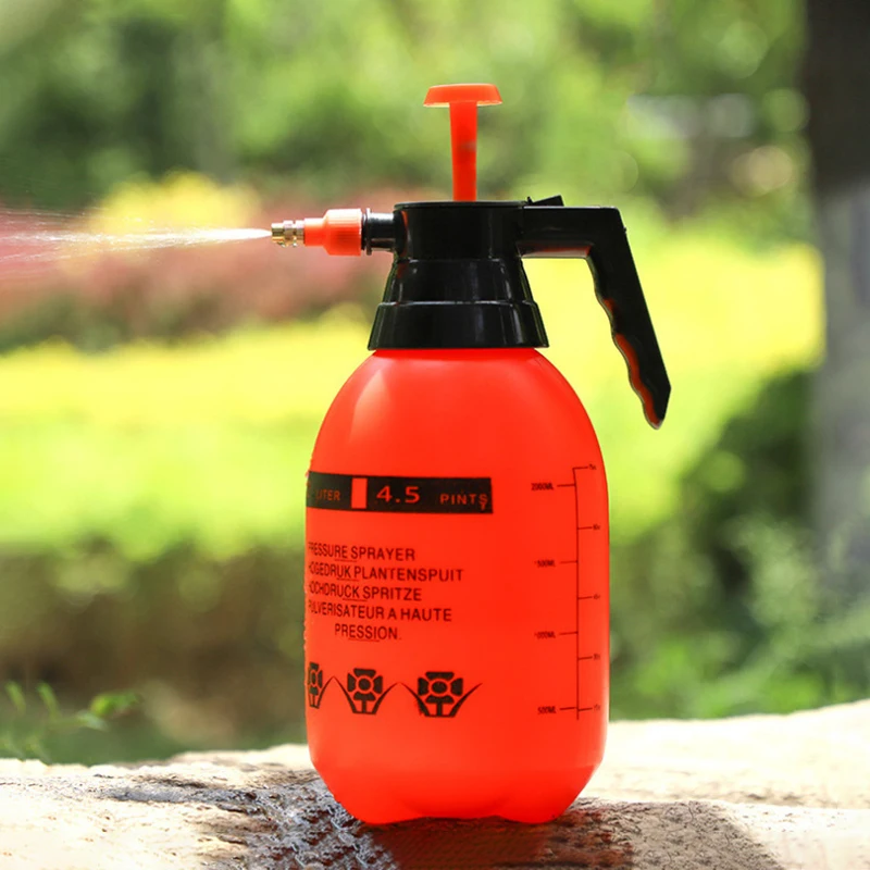 Portable Hand Pressure Water Sprayer Garden Sprayer Disinfection Spray Bottle Plants Sprinkler Car Wash Spray Watering Can