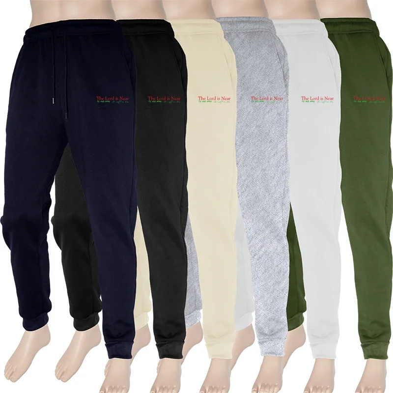 

Mens Active Workout Athletic Fleece Jogger Sweatpants for Men with Zipper Pocket and Drawstring