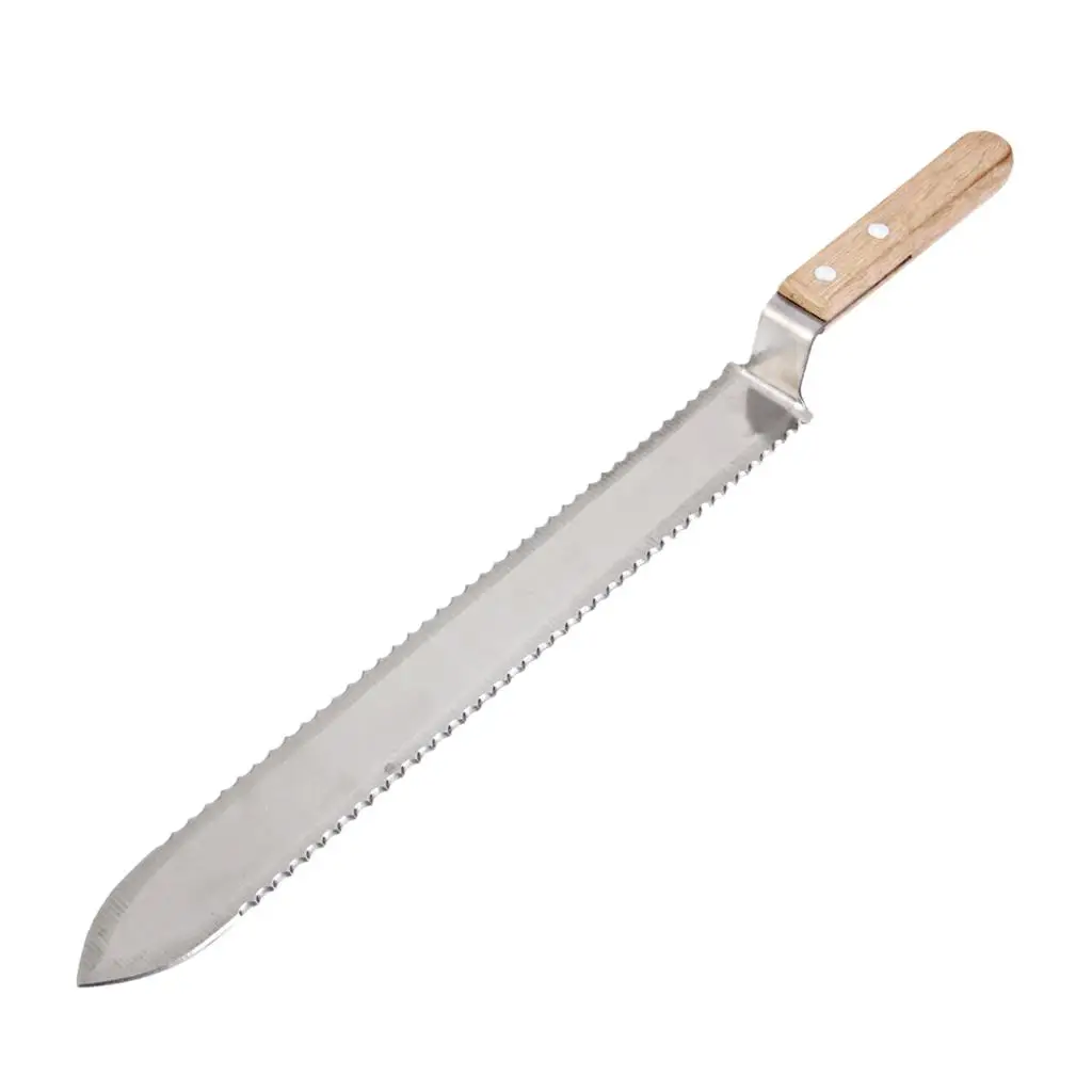 Ultrathin Uncapping Knife Wooden Handle Bee Tool Beekeeping Supplies Hive Frame Honey Scraper for Beekeeper