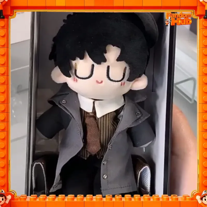 Genuine Plush Doll Klein Moretti Lord Of Mysteries Anime Cute Tail Striped Vest Outfit 17cm Plush Toy Fans Gift
