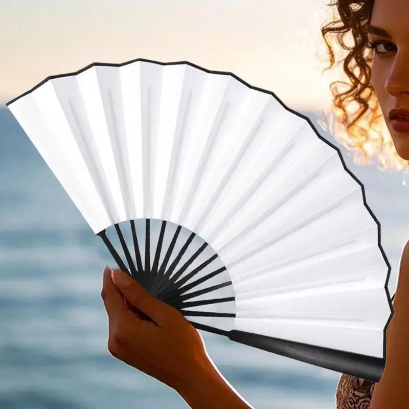 Zijden Fans Handheld Traditionele Hand Papieren Fan Opvouwbare Handheld Traditionele Creatieve Dansrekwisieten Voor Party Dance Craft