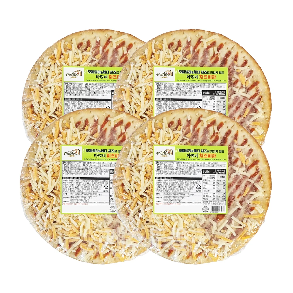 Cho Heung-Matone cheese pizza (aged dhow) 347G 4 pieces