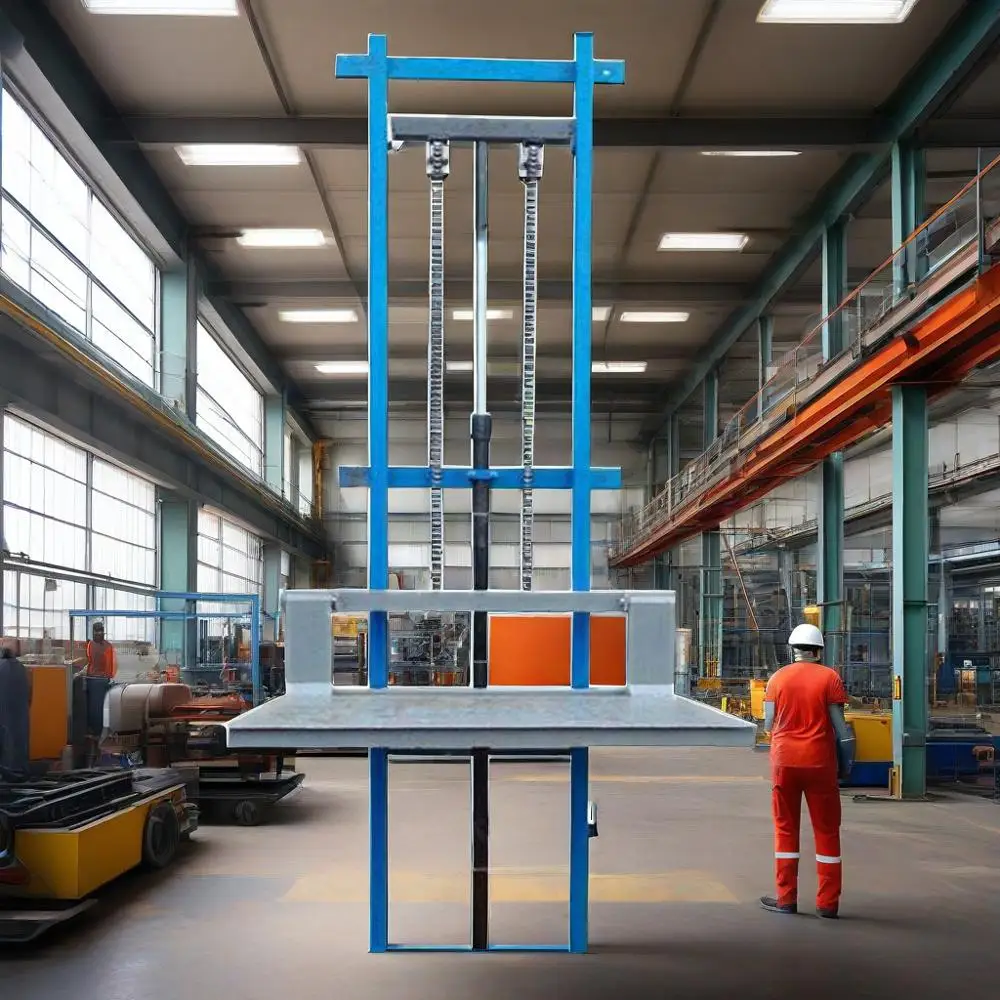 

Хорошее качество вертикальные направляющие лифты гидравлический складской грузовой подъемник