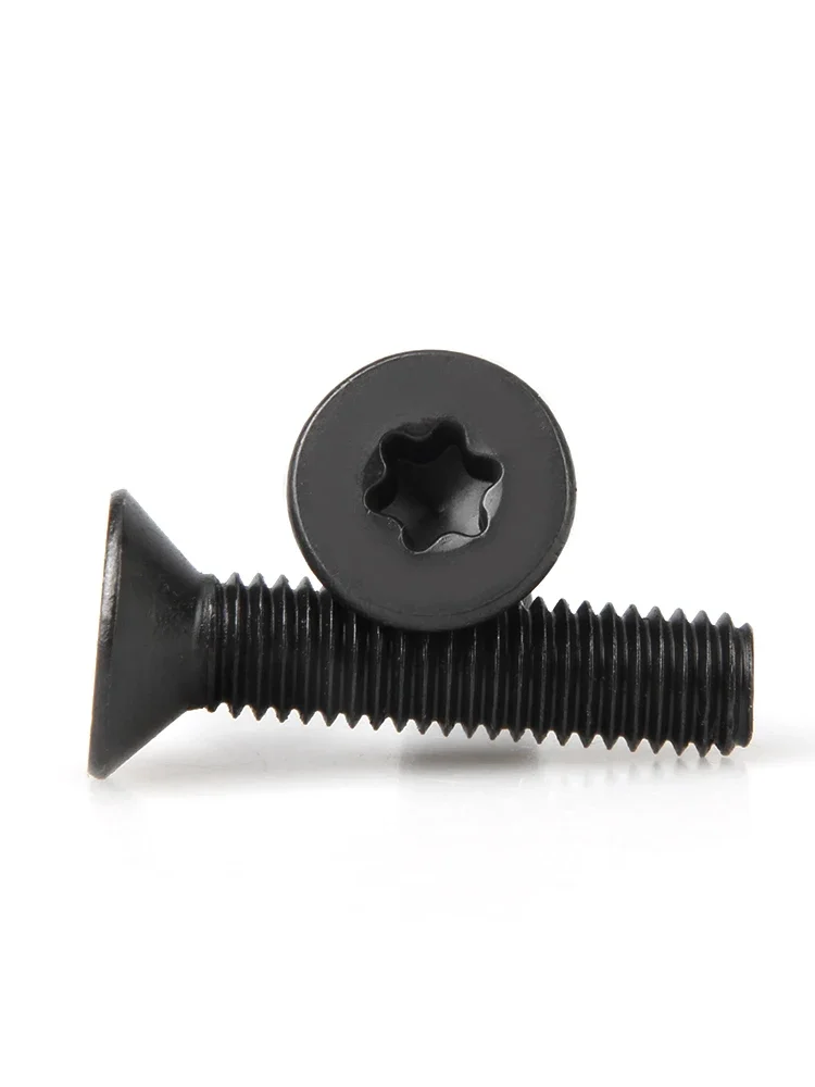 M3-M10 Black 10.9 Grade Steel GB2673 Torx Flat Countersunk Head Screws