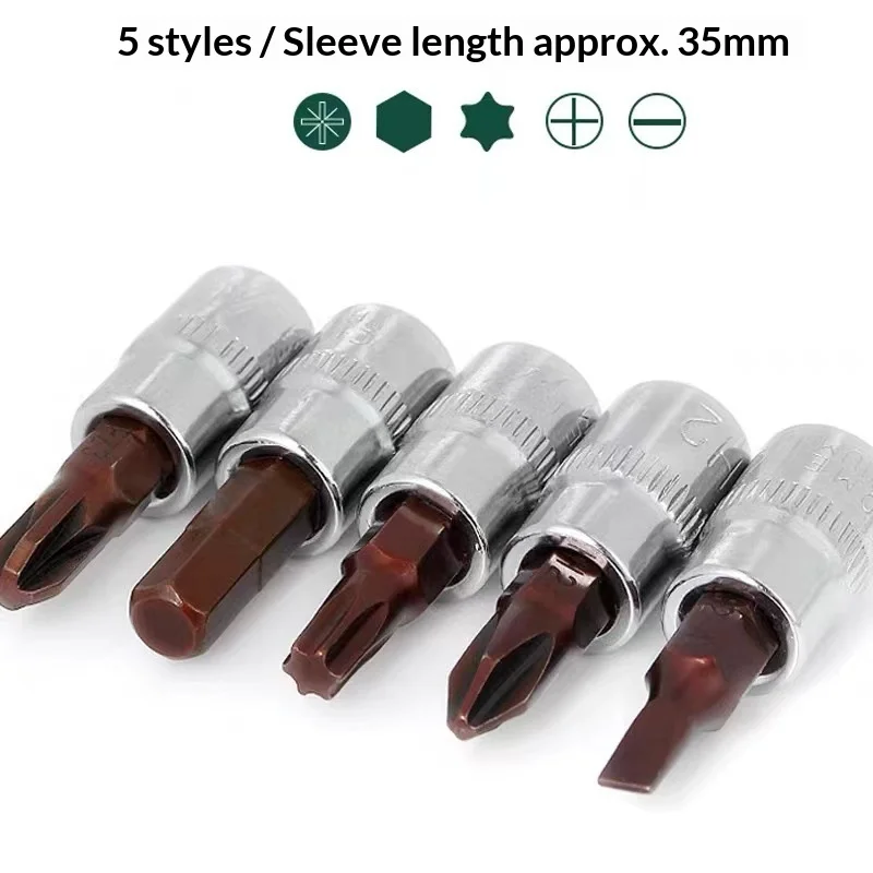 1/4 Inch Screwdriver Bit So1/4 Incket Set Hex Screw Driver Bits H2-H10 Screwdriver Accessories For Torque Spanner Ratchet Wrench