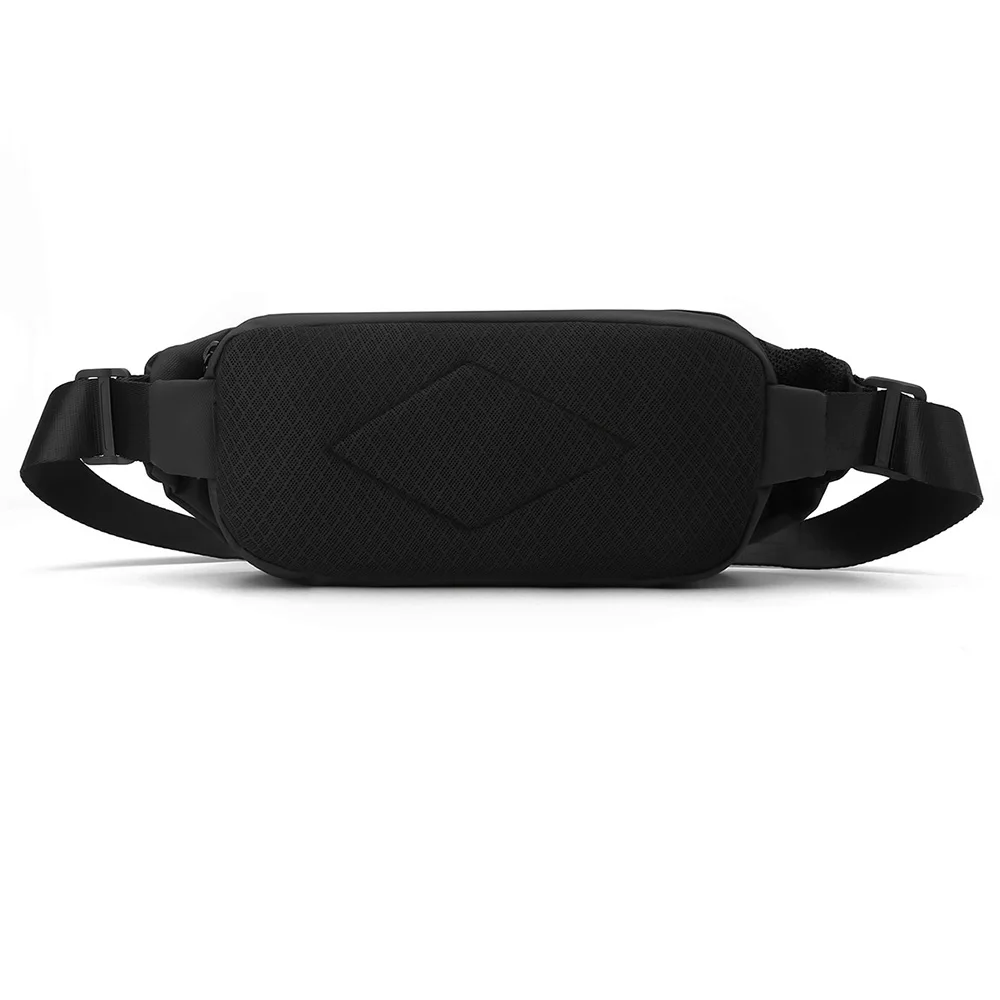 Men Fanny Pack Waist Belt Bag Waterproof Nylon Multi-purpose Travel Climb Sports Fashion Male Sling Chest Bum Hip Pack Bags