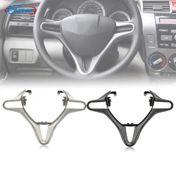 MTAP Car Steering Wheel Trim Cover Steering Wheel Decorative Strip Cover Decorative Trim For Honda Fit/Jazz For City 2009-2014